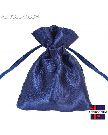 Sacchetti Regalo Di Raso Satin 12x15cm 50 pezzi Blu