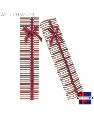 Scatola Regalo Carta Stampa COMIC 4,5x20x2,5cm 12pz Rosso