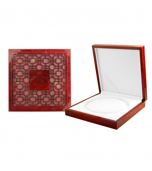 Scatola Regalo Gioielli Linea MACAU 20x20x4,5cm Legno Laccato 1 Pezzo