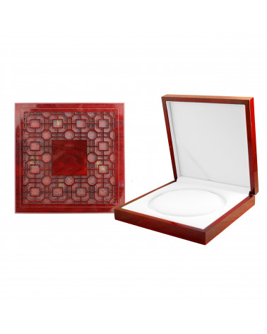 Astuccio Per Gioielli Linea LEGNO LACCATO 20x20x4,5cm 3 Pezzi