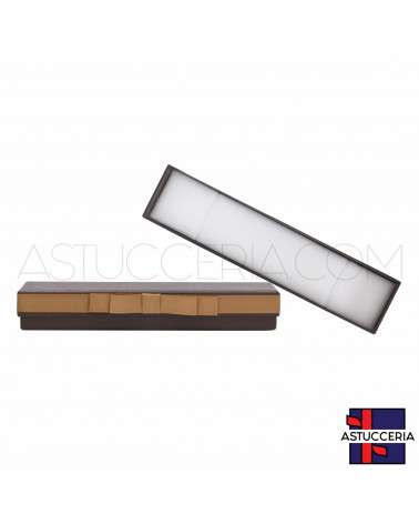 Scatola Regalo Gioielli Linea OSLO 22,5x5,5x3,5cm Bracciale 5 pezzi Marrone