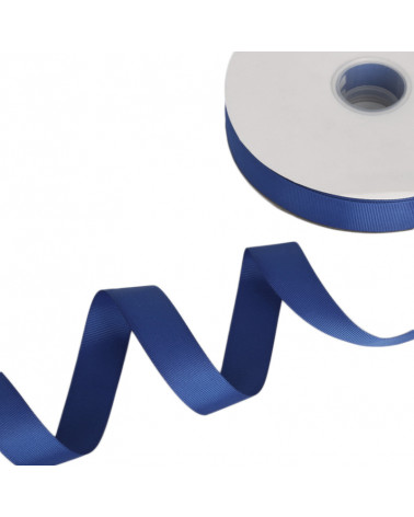 Nastro Raso Rigato Gros Grain 20mm 100 Yard Blu