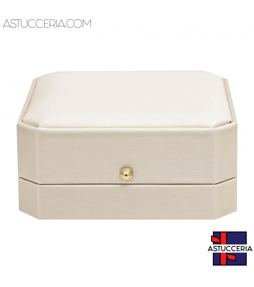 Astucci Per Gioielli Linea CAPRI 100x100x45mm Collana 6 pezzi Cipria Tan