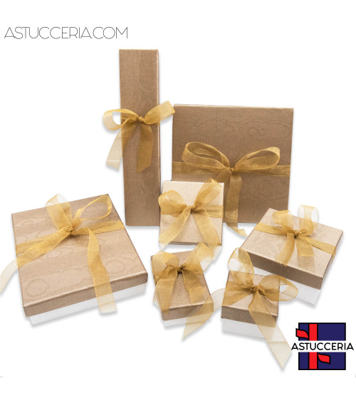 Astuccio In Cartoncino Linea VENEZIA 50x80x30mm 24 pezzi Bronzo