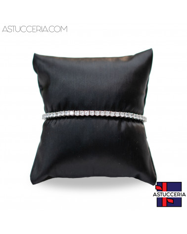 Espositore Per Bracciali Cuscinetti LUXURY 9x10cm 6pz Similpelle Fibra Nero