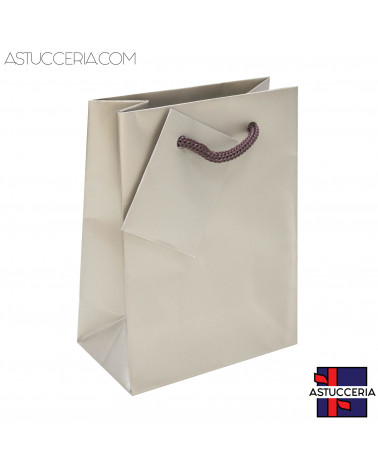 Busta Shopper Di Carta Linea VICENZA  9x12x5cm 12 pezzi Pirite
