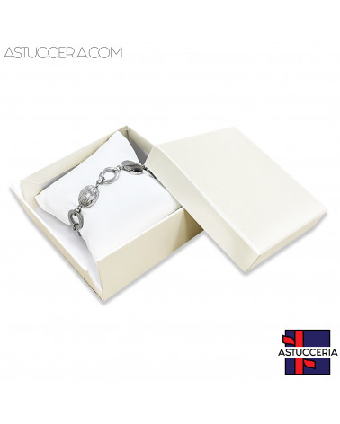 Astuccio In Cartoncino Linea BERNA Con Cuscino 110x115x50mm 6 pezzi