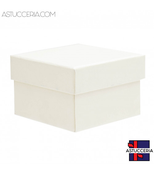 Astucci Per Gioielli Linea CAPRI 70x70x50mm Multiuso Anello Orecchini 6 pezzi Cipria Tan