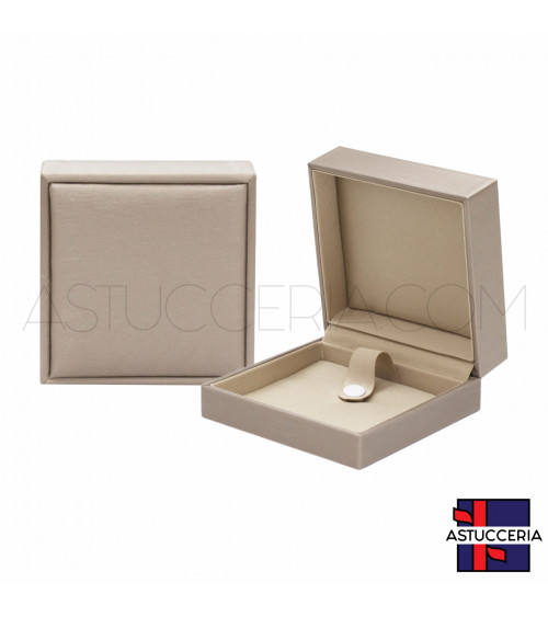 Astucci Per Gioielli Linea SANTORINI 90x90x40mm Bracciale 6 pezzi Tortora