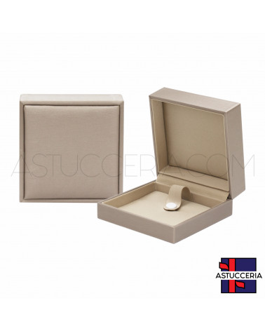 Astucci Per Gioielli Linea SANTORINI  90x90x40mm Bracciale 6 pezzi Tortora