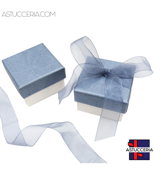 Astuccio In Cartoncino Linea VENEZIA 50x50x35mm 24 pezzi Blu