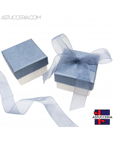 Astuccio In Cartoncino Linea VENEZIA  50x50x35mm 24 pezzi Blu