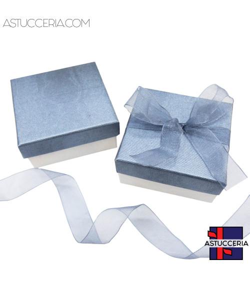 Astuccio In Cartoncino Linea VENEZIA 73x73x35mm 24 pezzi Blu