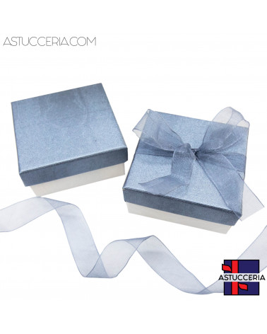 Astuccio In Cartoncino Linea VENEZIA  73x73x35mm 24 pezzi Blu