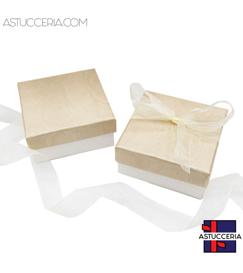 Astuccio In Cartoncino Linea VENEZIA 73x73x35mm 24 pezzi Oro
