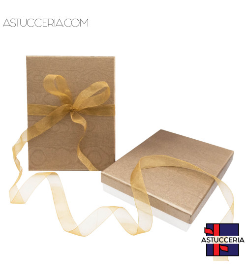 Astuccio In Cartoncino Linea VENEZIA 130x180x30mm 12 pezzi Bronzo