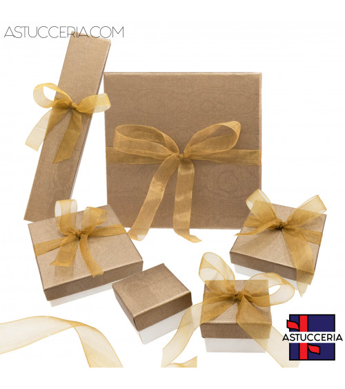 Astuccio In Cartoncino Linea VENEZIA 215x45x27mm 12 pezzi Bronzo