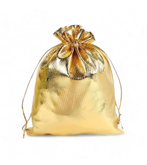 Sacchetti Regalo Metallizzato 70x90mm 100 pezzi Oro