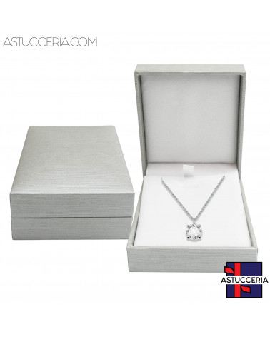 Astucci Per Gioielli Linea TOKYO 7x8x3,5cm Ciondolo-Collana 6 pezzi Argento