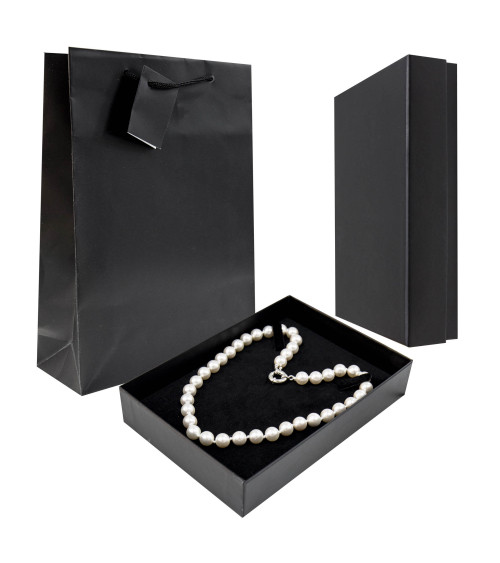 Astuccio In Cartoncino Linea AREZZO 135x190x40mm 6 pezzi Shopper Nero