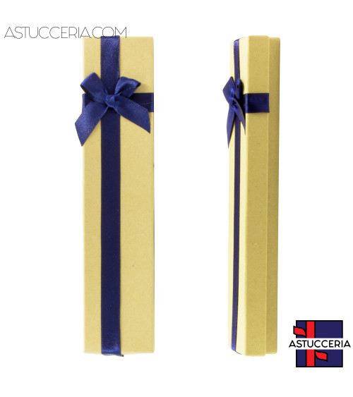 Astuccio In Cartoncino Linea KRAFT 215x45x28mm 12 pezzi Blu