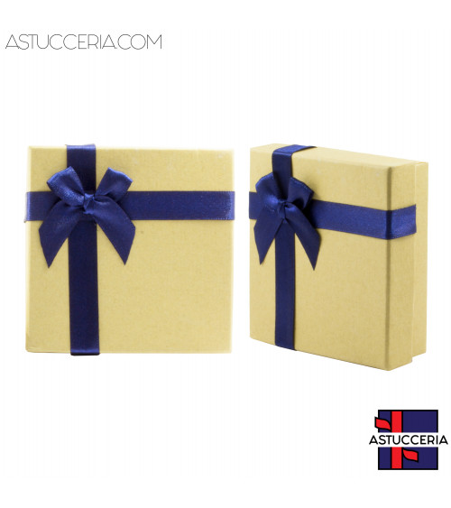Astuccio In Cartoncino Linea KRAFT 73x73x35mm 24 pezzi Blu