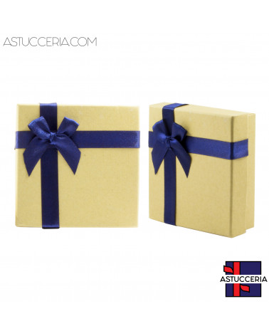 Astuccio In Cartoncino Linea KRAFT 73x73x35mm 24 pezzi Blu