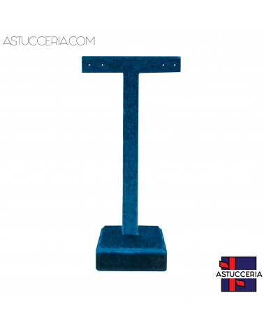 Espositore Per Orecchini Linea ALESSANDRIA Altezza 15,5cm 2 pezzi Blu