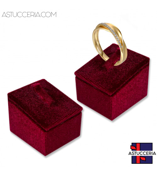 Espositore Per Anelli Linea ALESSANDRIA 2 pezzi Rosso