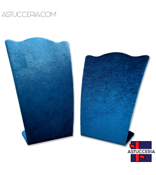Espositore Per Collane Linea ALESSANDRIA H 25cm H 30cm 2 pezzi Blu