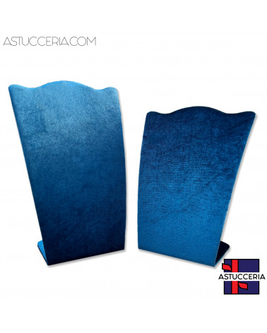 Espositore Per Collane Linea ALESSANDRIA H 25cm H 30cm 2 pezzi Blu
