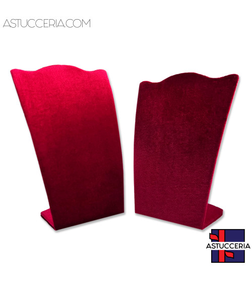 Espositore Per Collane Linea ALESSANDRIA H 25cm H 30cm 2 pezzi Rosso