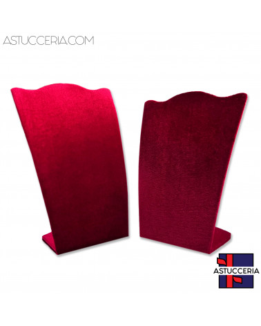 Espositore Per Collane Linea ALESSANDRIA H 25cm H 30cm 2 pezzi Rosso