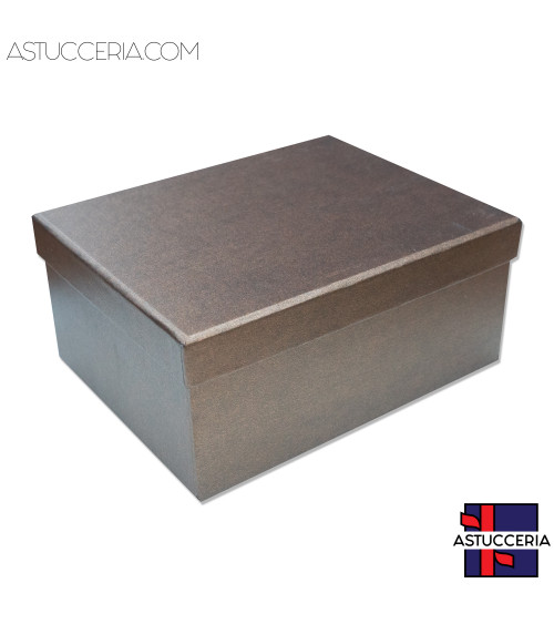 Astuccio Per Orologi Linea DAY 180x140x80mm 2 pezzi Con Custodia Similpelle Marrone