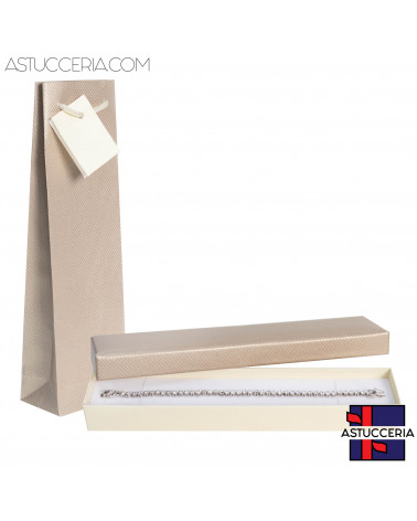 Astuccio In Cartoncino Linea BRINDISI 215x45x30mm 12 pezzi + Shopper Rose'