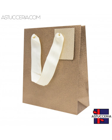 Busta Shopper Di Carta Linea AMALFI 11x13,5x5cm 12 pezzi