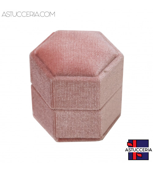 Astucci Per Gioielli Linea BON BON 50x43x50mm 12 pezzi Anello Rosa