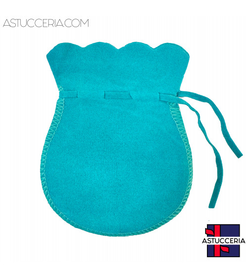 Sacchetti Regalo Di Alcantara Biflock Anfora  7x9cm 20 pezzi Ottanio