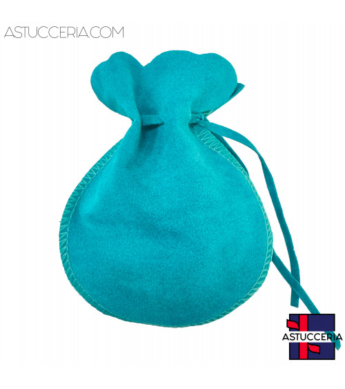 Sacchetti Regalo Di Alcantara Biflock Anfora  7x9cm 20 pezzi Ottanio