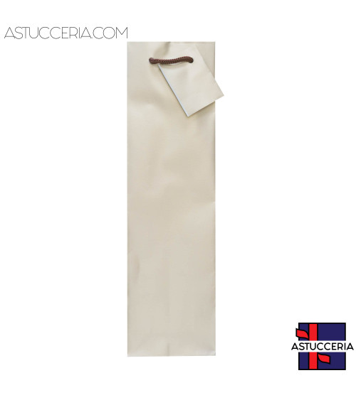 Busta Shopper Di Carta Linea VICENZA 8x28x4cm 12 pezzi Pirite