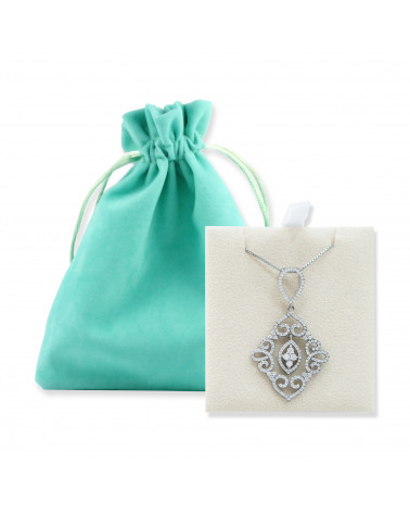 Sacchetti Regalo Di Velluto Doppio Laccio Con Pattina 10x12cm 20pz Turchese