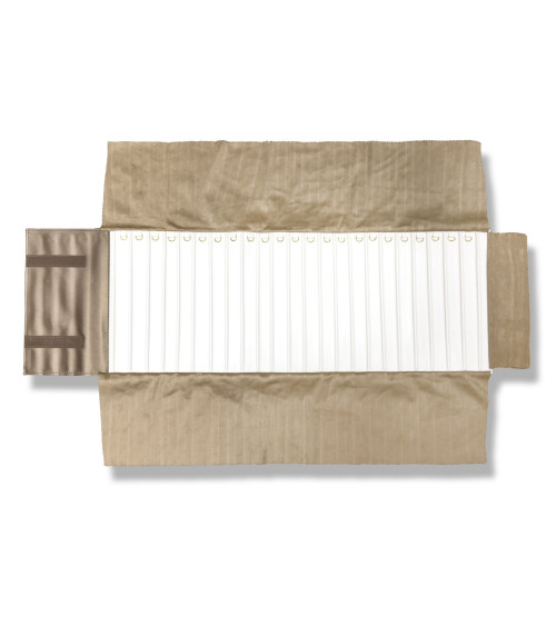 Rotolo Portagioielli Linea AURA 83x25cm Bracciali 1 pezzo Bronzo   Bianco