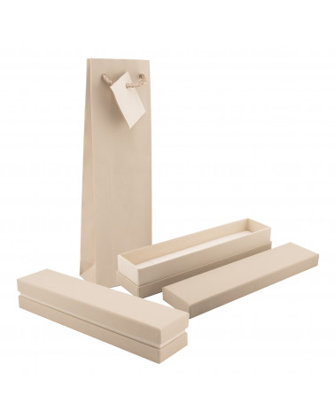 Astuccio In Cartoncino Linea BOLZANO 220x50x40mm 12 pezzi + Shopper