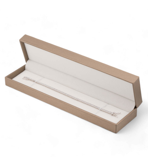 Astucci Per Gioielli Linea SANTORINI 220x55x35mm Bracciale Steso 6 pezzi Bronzo