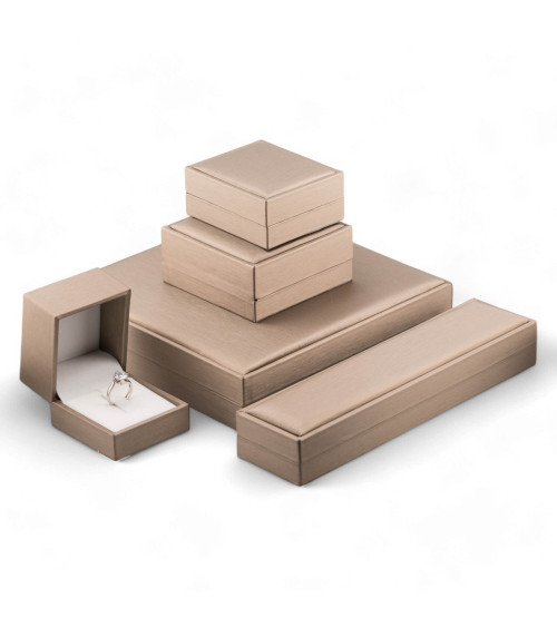 Astucci Per Gioielli Linea SANTORINI 220x55x35mm Bracciale Steso 6 pezzi Bronzo