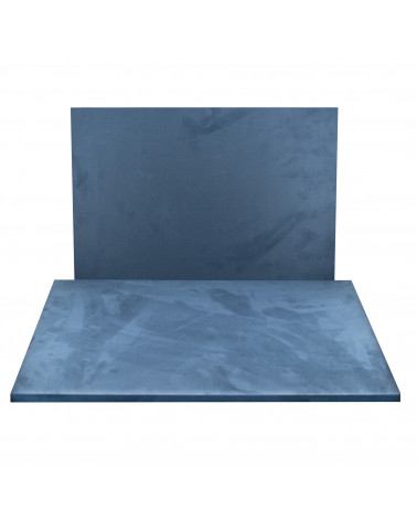 Base Per Vetrina E Sfondo Linea SIENA Base 300x400x10mm Suede 1 pezzo Blu