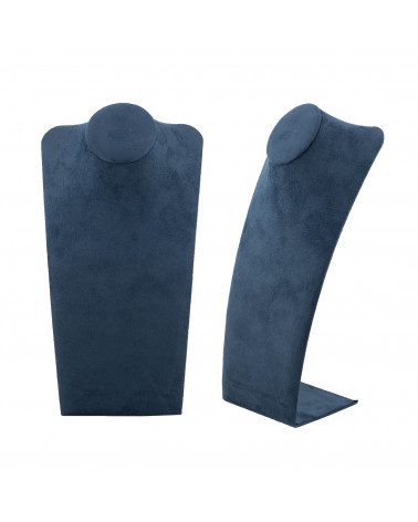 Espositore Per Collane Linea SIENA 25cm 2 pezzi Suede Blu