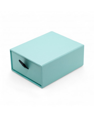 Astuccio In Cartoncino Linea CASSETTO  80x100x42mm 12 pezzi Turchese