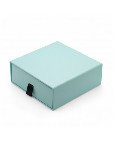 Astuccio In Cartoncino Linea CASSETTO 108x108x42mm 12 pezzi Turchese