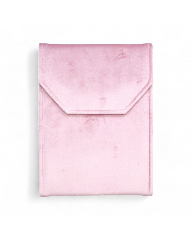 Astuccio Porta Collana VELOUR 1 pezzo Rosa